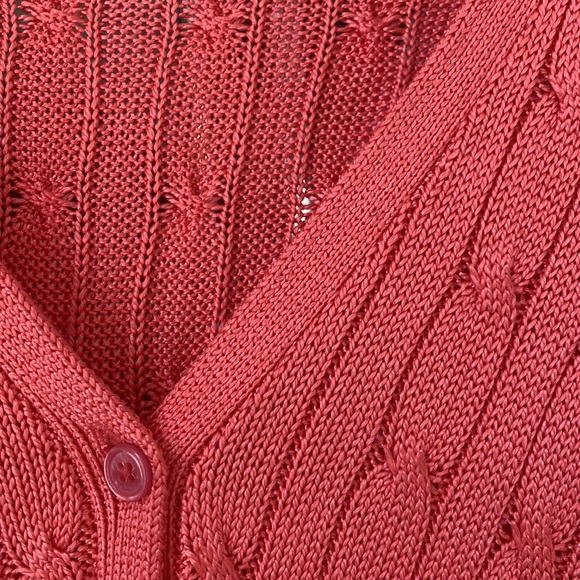 Ralph Lauren Black label silk button down sweater - Picture 6 of 12